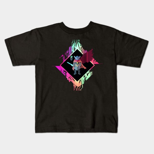 Drifter Warrior Kids T-Shirt by zulu